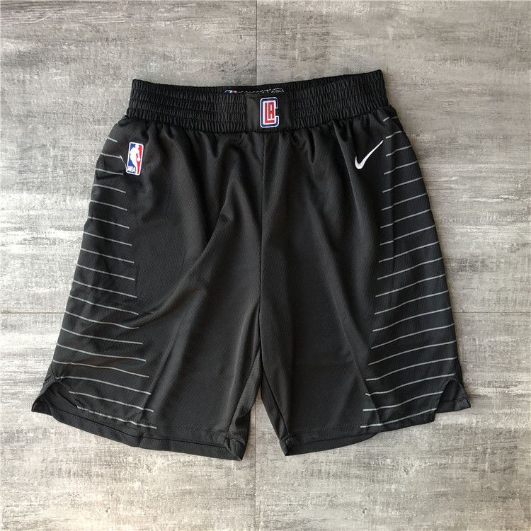 Men NBA Los Angeles Clippers Black Shorts 0416->brooklyn nets->NBA Jersey